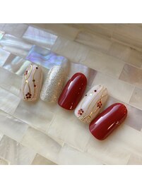 定額¥7500 お正月ネイル