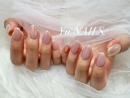 うるんちゅるん◎オーロラネイル