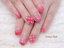 プリモネイル(PrimoNail)/春のチェックアート