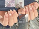 フレンチネイル・蝶々ネイル