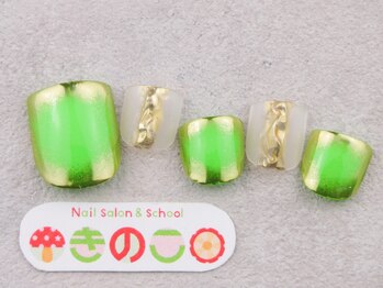 ネイルサロン きのこ/選べるフットデザインＭコース