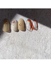 苑琳爪工(erin nail)/シンプルニュアンスアートネイル