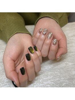 アシメネイル：sakura