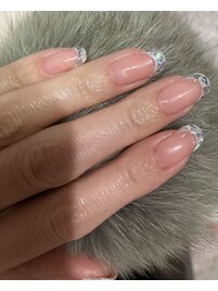 ジェルガラスフレンチ☆