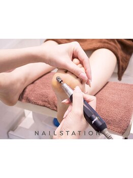 角質ケアができるサロン