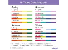 16タイプ・パーソナルカラー診断（R）