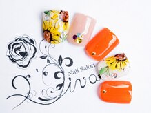 ネイルサロン ディーバ ギンザ(Nail salon Diva GINZA)/ひまわりフット