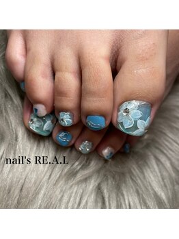 ネイルズリアル 倉敷(nail's RE.A.L)/フラワーネイル