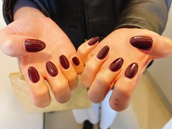 キキネイル 二子玉川(kikinail)/ボルドーワンカラー