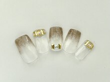ヴィエント ネイル アイラッシュ サロン(Viento Nail Eyelash Salon)/ビジューフレンチ初回￥6800