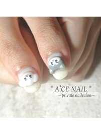 愛犬ネイルも♪