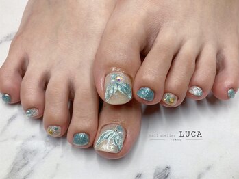 ネイルアトリエルカ(nail atelier LUCA)/M-355 大人気人魚のしっぽネイル