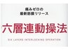 六層連動操法　定期メンテナンス(2回目以降)　40分¥6000