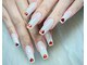 マンマ ディ ビビ ネイル(mamma di vivi nail)の写真/スカルプほど長くはしないけど、少しだけ自然に長さを出したい方に大人気♪色々なデザインが映えます◎