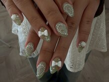 ジェミーネイル シンジュク(Jemiy nail shinjuku)/【Nana】転写パール¥9480
