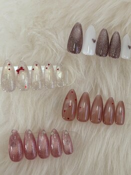 ビューティーリミの写真/【忙しい時に少しでも気分が明るく上がるお色◎】シンプルだけどこだわった大人可愛いおしゃれなネイルを♪