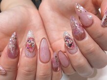 リッチネイル(Rich Nail)/ピンクゴールドネイル