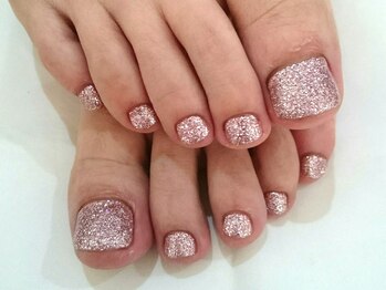 ネイビー(Naivy)/フットジェル ラメ