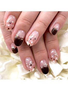 ディーネイル 京橋(D-nail)/西村/チョコカラーネイル