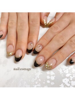 ネイルコテージ(Nail cottage)/ストーンフレンチ