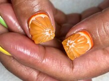 オーラリー ネイル アート メゾン(ORRERY nail art maison)/ハンド / オレンジ