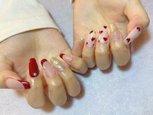 シーハウス(c house)/アシンメトリー　ハートネイル