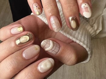クレモアネイル 浦和店(CLEMORE NAIL)/ちぐはぐニュアンス