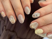 アイネイルズ 天神今泉店(I-nails)/【misato.n】イエローちぐはぐ