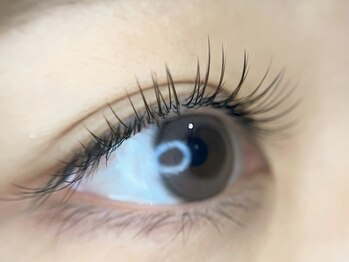 リリアン(Ririan)の写真/やり過ぎ感のない上品なマツエク！ナチュラル派の方におすすめです♪《フラットラッシュ80本￥6300》