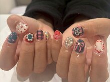 90min持ち込みデザインネイル♪