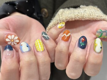 ナンバーネイル 大分中央町店(N° nail)/個性派ポップ☆