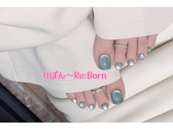 りぼん(Re:Born)/フットマグネットネイル