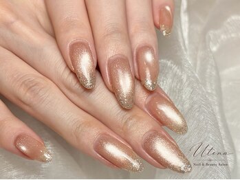 Utena nail&beauty【8/1 NEW OPEN（予定）】の写真/シンプルながら華やぐマグネットデザインで、オフィスでも日常でもキレイを演出♪