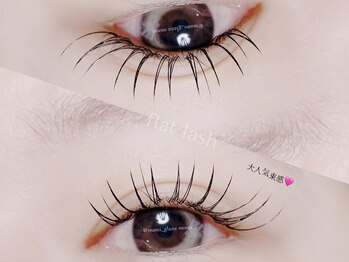 グランツムーン(Glanz moon)の写真/フラットラッシュで持続力&負担軽減!ナチュラル~パッチリまであなたのお悩みやイメージに合わせてご提案♪