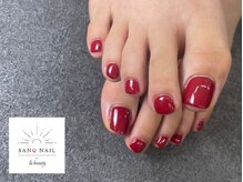 サンクネイル アンド ビューティ(SANQ NAIL & beauty)/レッドワンカラー