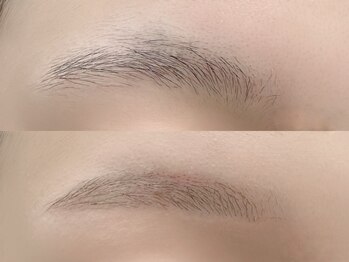 ユー(YOU .)の写真/まつげとアイブロウの同時施術が人気♪バランスを見ながらデザインするので、洗練された雰囲気に。