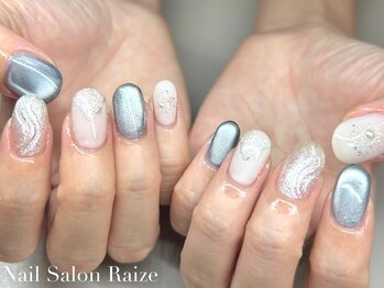 ライズ 本町店(Raize)/青/マリンネイル/夏デザイン