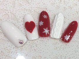 ラブリーニットネイル