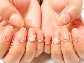 ライトウェーブ 長野駅前店/シアーベージュネイル