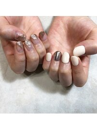 ちぐはぐネイル