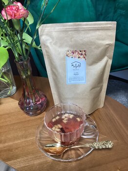 ブレッシングス(BLESSINGS)/施術後はピーチティーをどうぞ♪