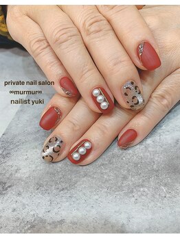 プライベート ネイルサロン マーマ(murmur)/レオパードネイル