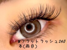 リラネイルサロン/Wフラットラッシュ240本