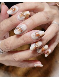 カフェラテネイル