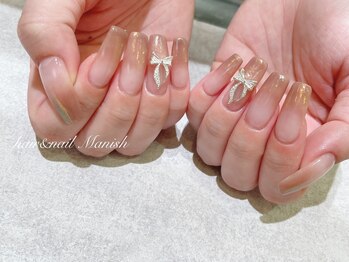 マニッシュ(Manish)/長さ出し/オーロラミラー/りぼん