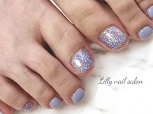 リリー(Lilly)/涼し気フットネイル