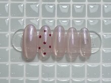 ジョアネイル(JOA Nail)/ピンク/ドット/シンプルデザイン