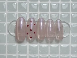 ピンク/ドット/シンプルデザイン