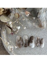 アヴェックアムール 豊田(avec amour)/basic ぷっくりモカネイル