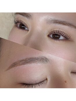 ルアナ(LUANA)の写真/【迷ったらコレ！】眉毛WAX＋トリートメントパーマ/￥8300でなりたいナチュラルな目元に♪毎朝のメイク時短